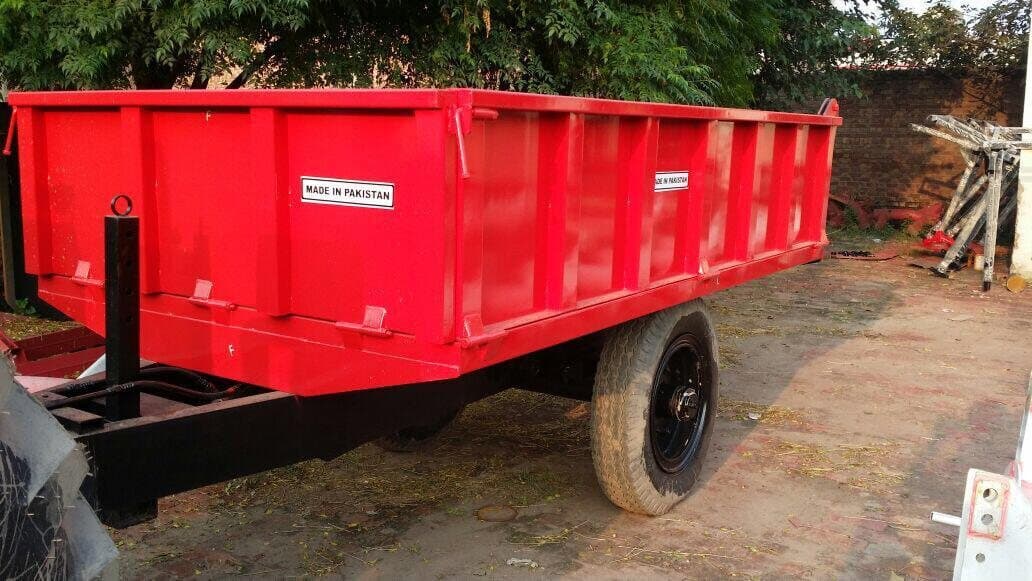 Heavy duty farm trailer supplied by Laluna Enterprise