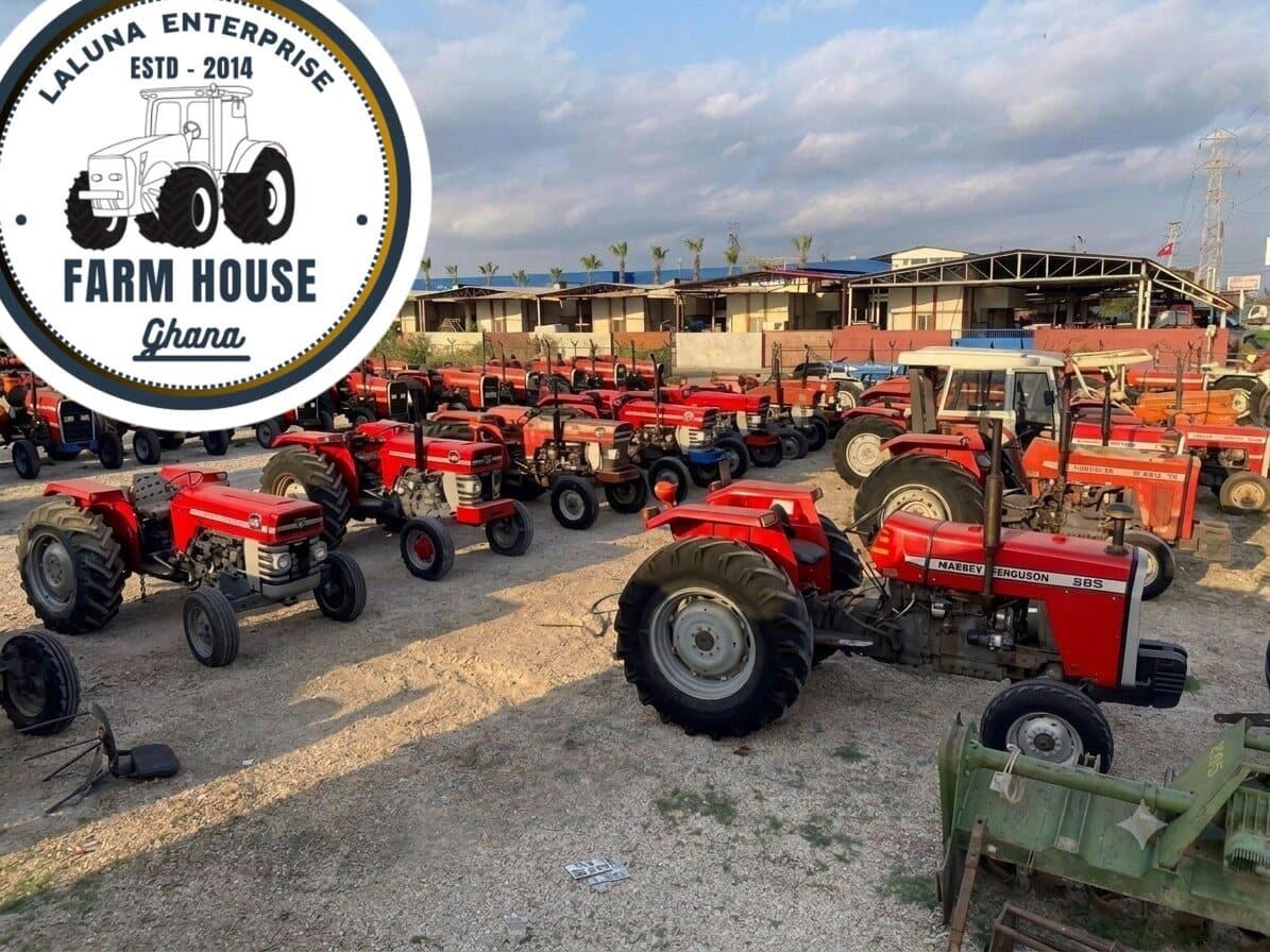 Fleet of Massey Ferguson tractors supplied by Laluna Enterprise